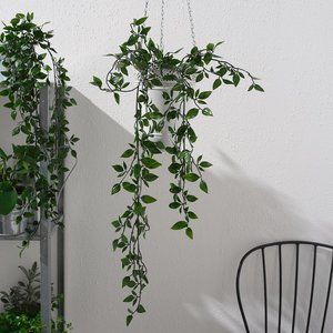 3x - FEJKA Artificial potted plant, hanging leaves